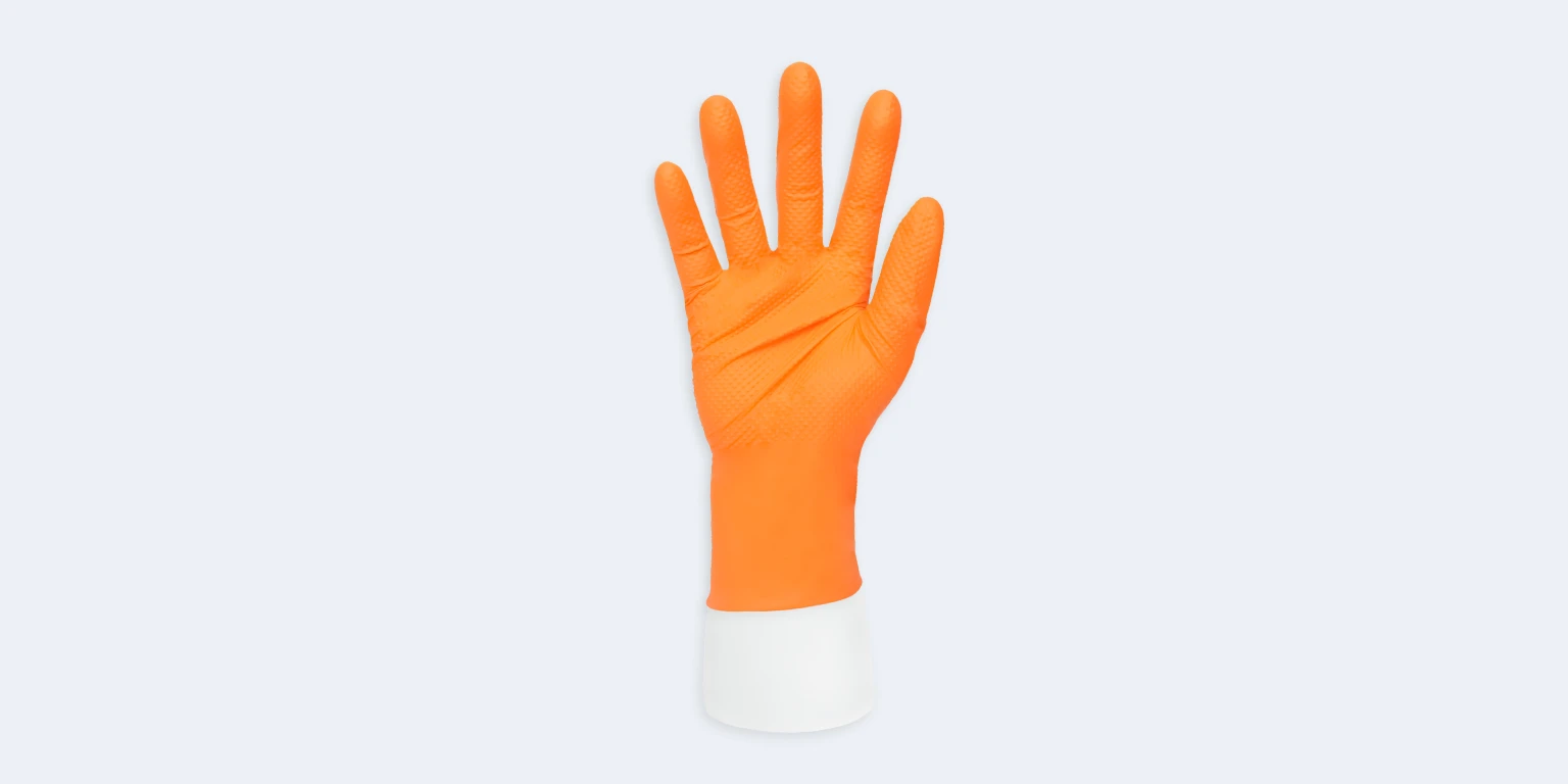 Diamond Textured Nitrile Gloves
