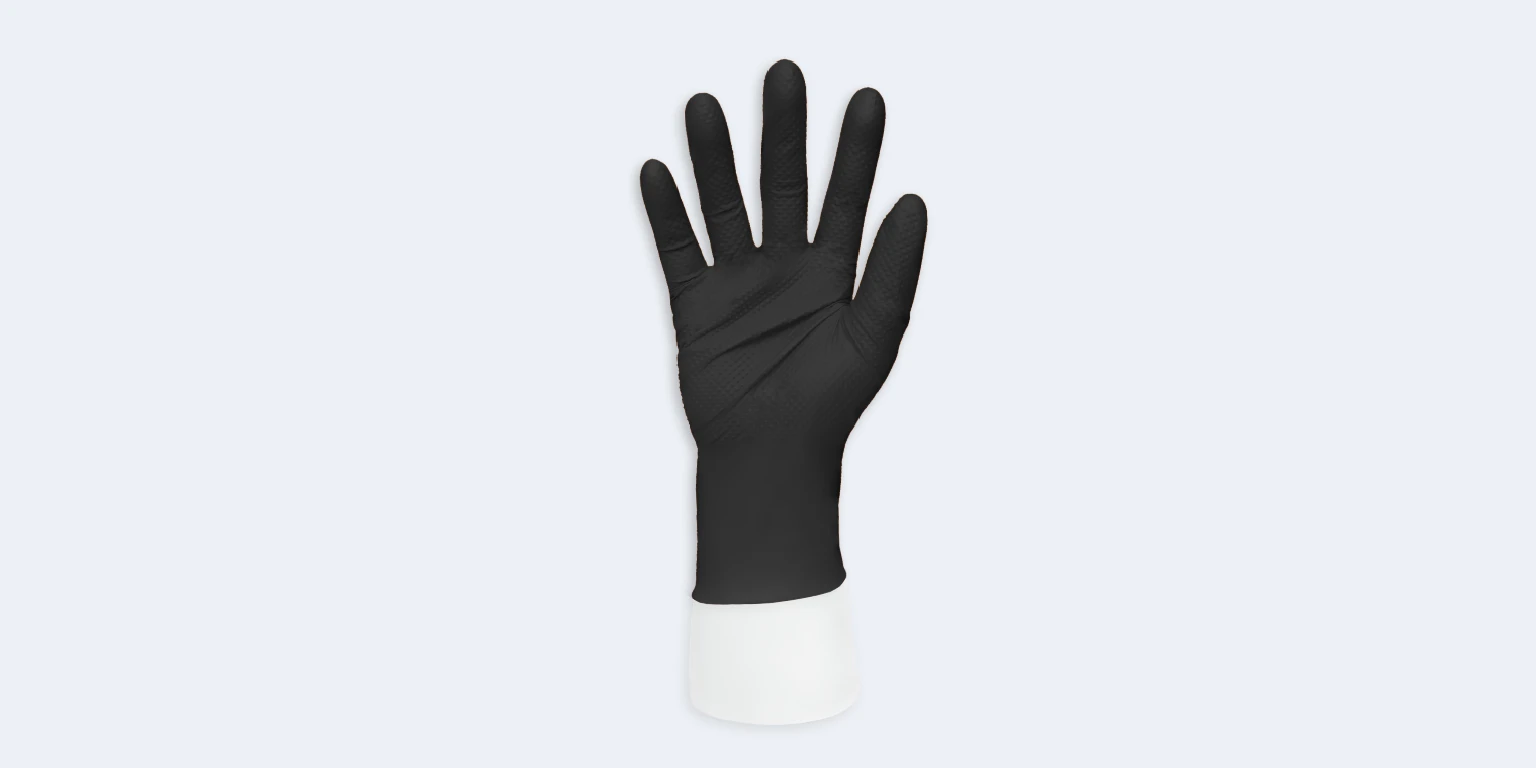 Diamond Textured Nitrile Gloves